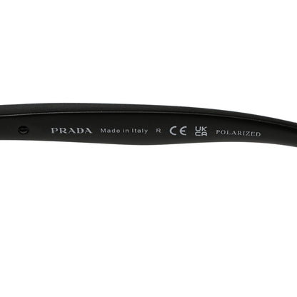 Prada Aviator Sunglasses SPS 53P Black Silver 6 of 7