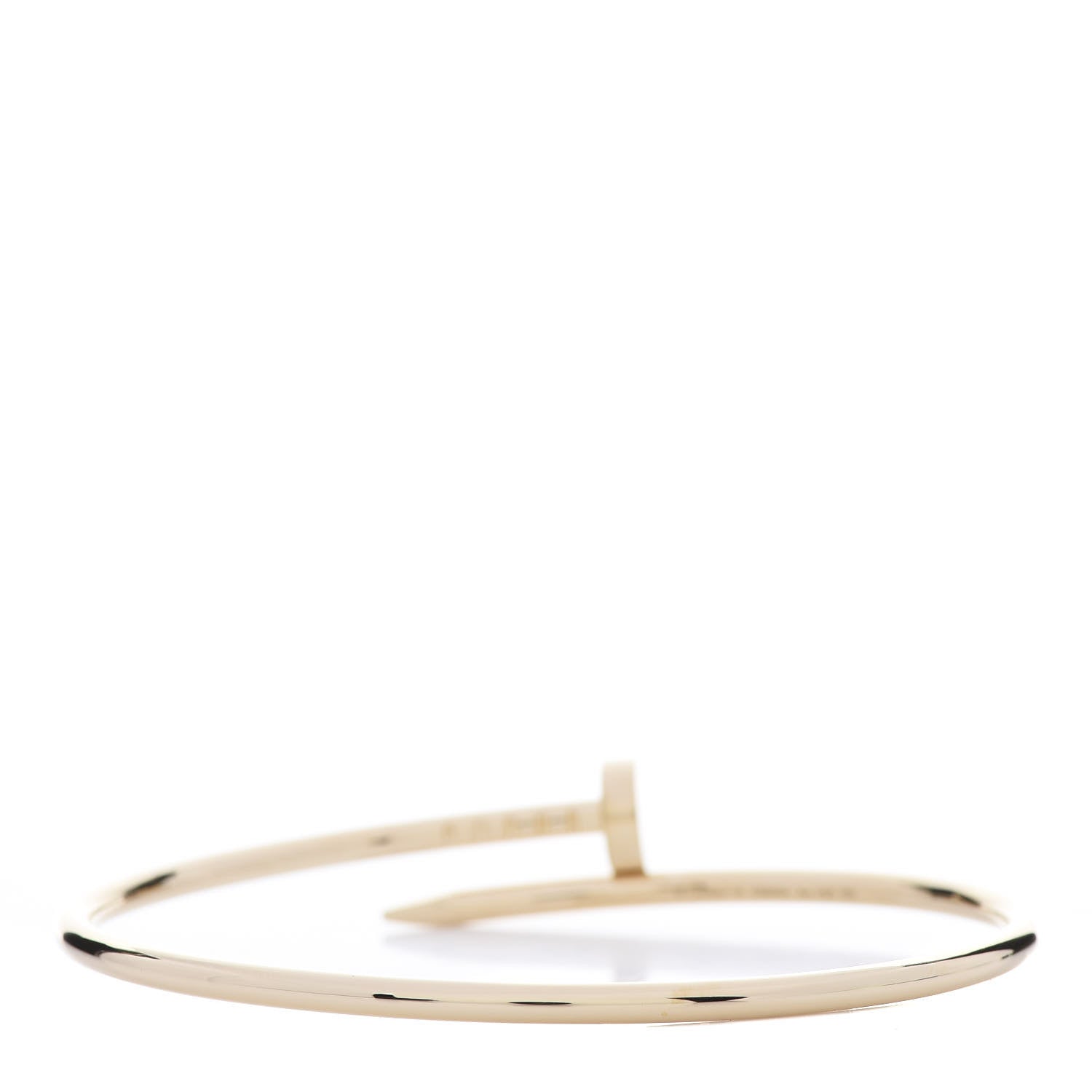 Cartier 18K Yellow Gold Small Juste Un Clou Bracelet 16 3 of 5