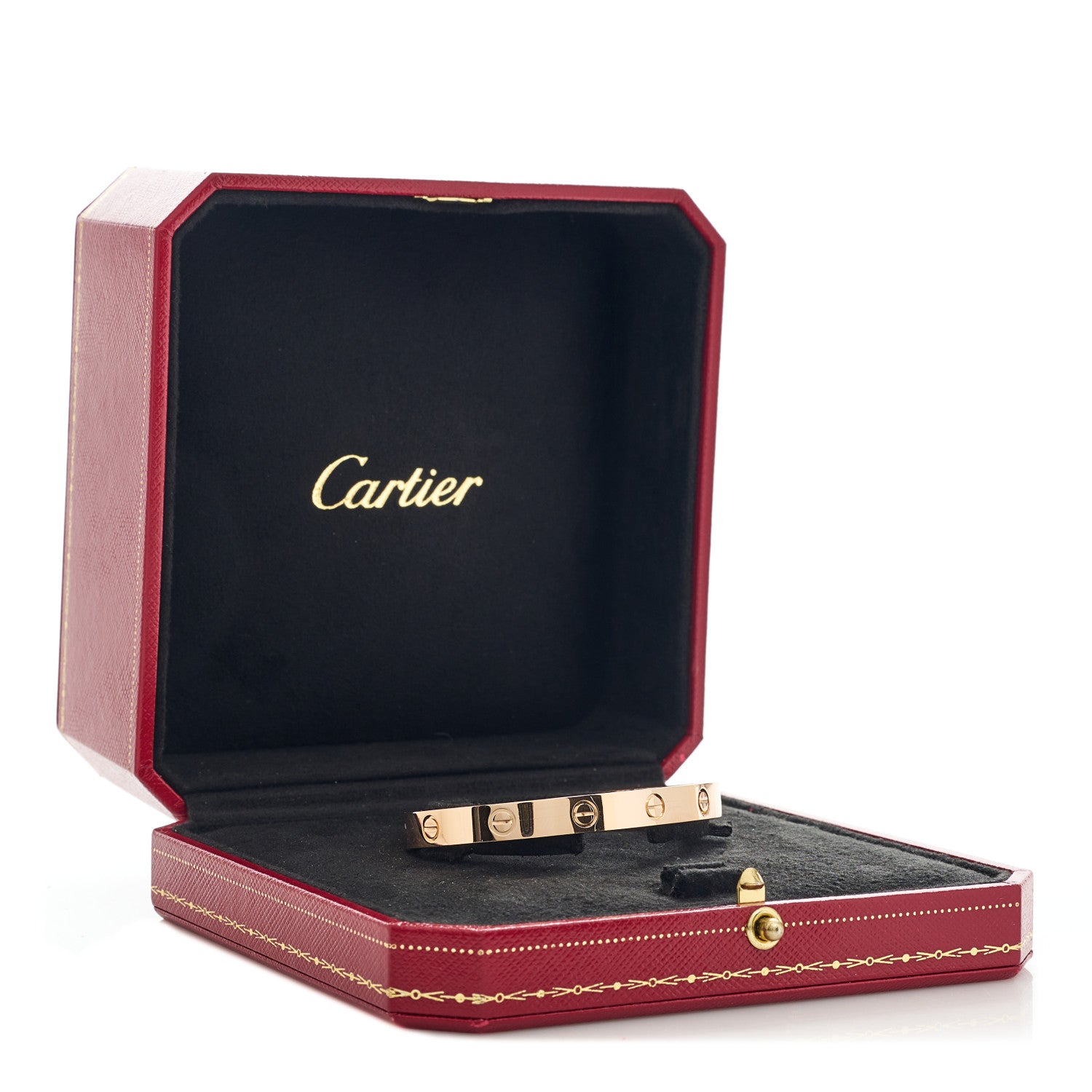 Cartier 18K Pink Gold LOVE Cuff Bracelet 17 2 of 4