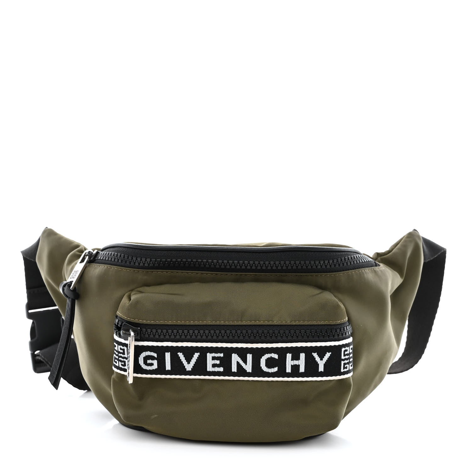 Givenchy Nylon Logo Belt Bag Khaki 1 of 12