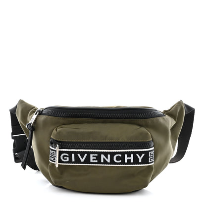 Givenchy Nylon Logo Belt Bag Khaki 1 of 12