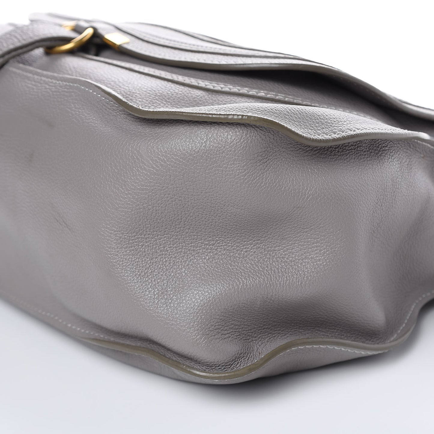 Calfskin Large Marcie Satchel Cashmere Grey
