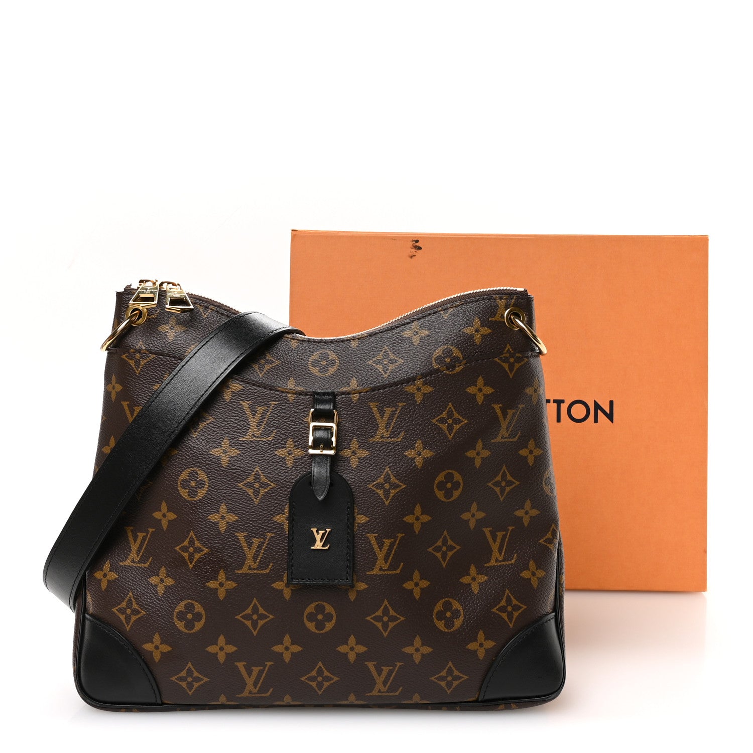 Louis Vuitton Monogram Odeon MM Black 11 of 12