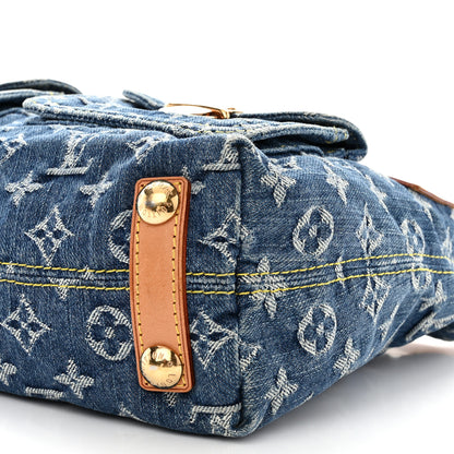 Louis Vuitton LOUIS VUITTON Monogram Denim Baggy PM Blue 11 of 12