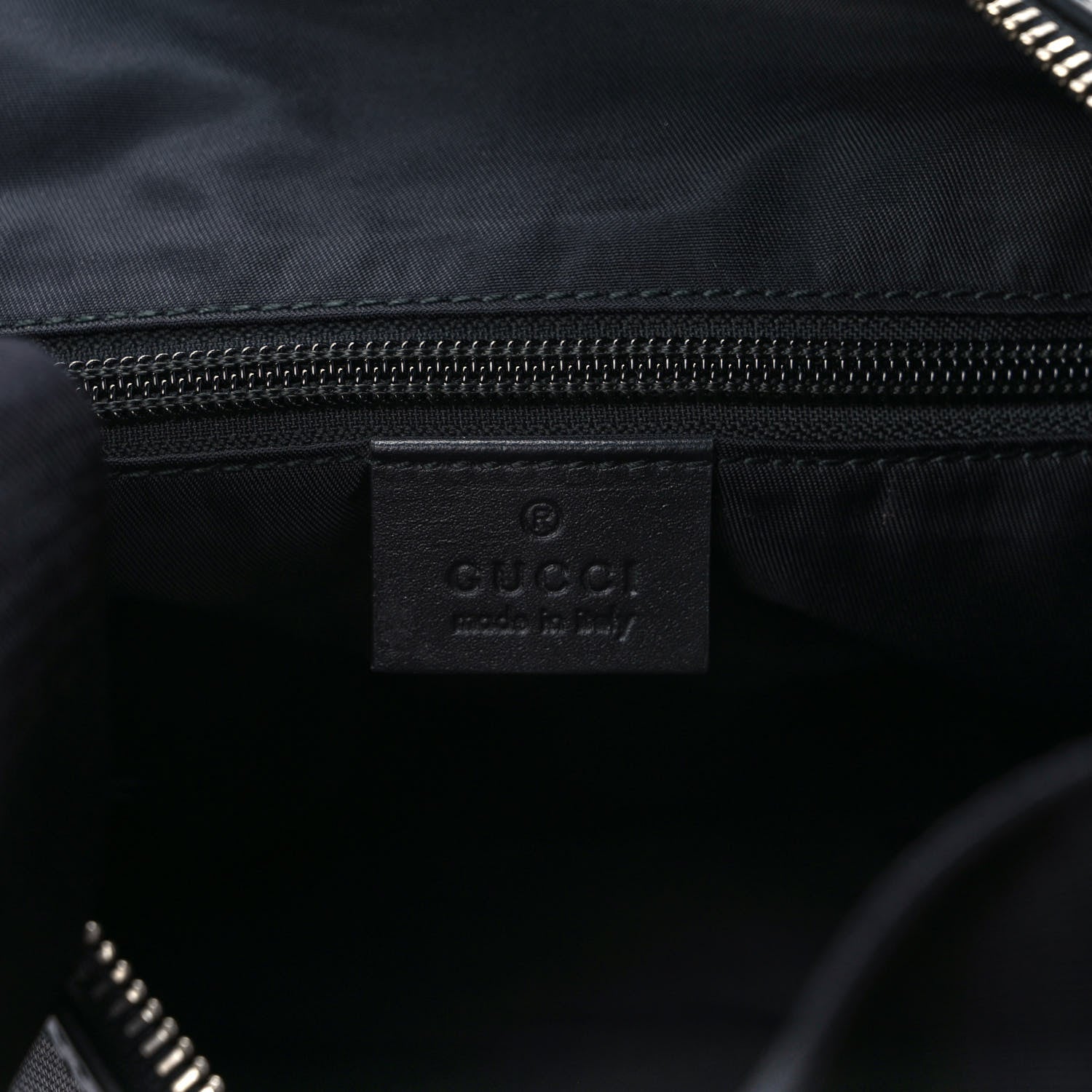 Gucci Techno Canvas Web Messenger Bag Black 6 of 10