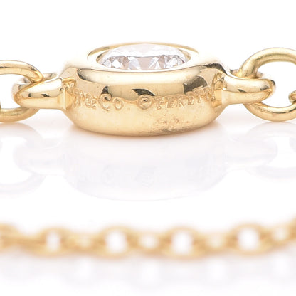 Tiffany 18K Yellow Gold Diamond .07ct Elsa Peretti Diamonds by the Yard Ring 50 5.5 4 of 6