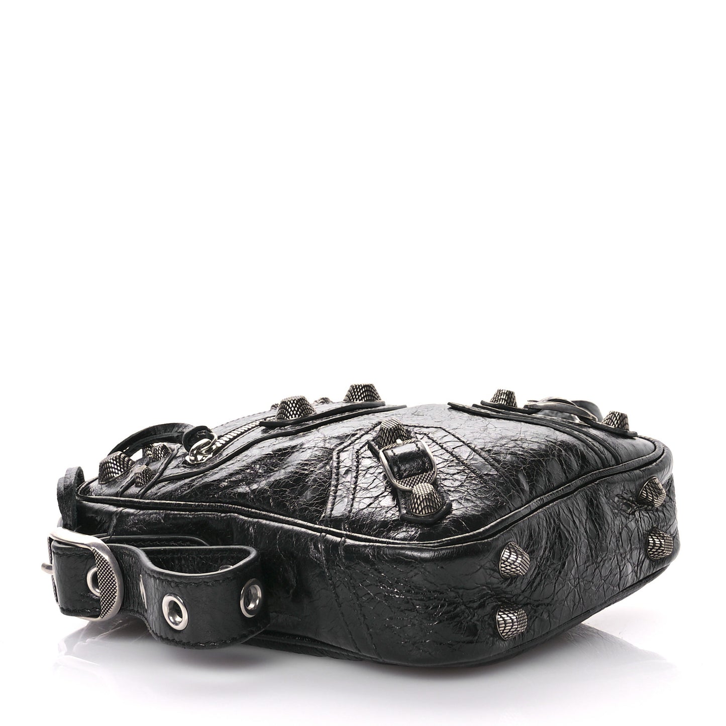 Agneau Arena Le Cagole Crossbody Bag Black