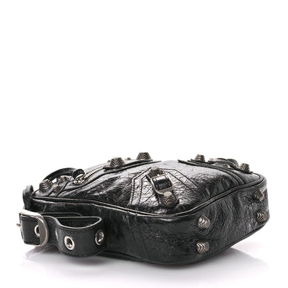 Balenciaga Agneau Arena Le Cagole Crossbody Bag Black 5 of 12