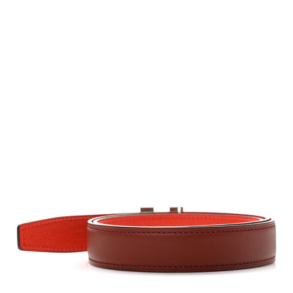 Hermes Swift Epsom Belt 80 32 Rouge H Rouge De Coeur 2 of 5