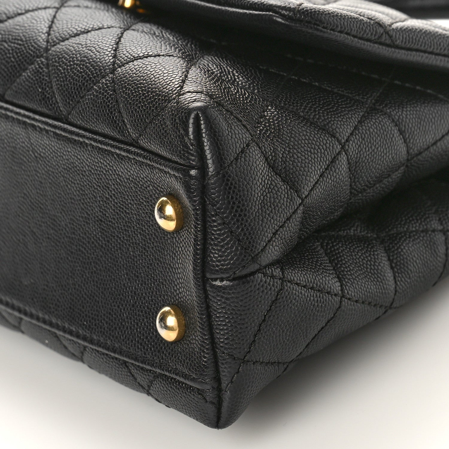 Chanel Caviar Quilted Mini Coco Handle Flap Black 9 of 9