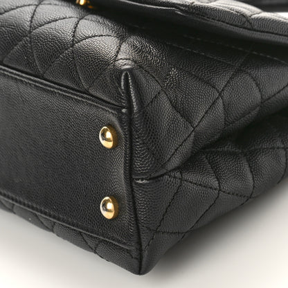 Chanel Caviar Quilted Mini Coco Handle Flap Black 9 of 9