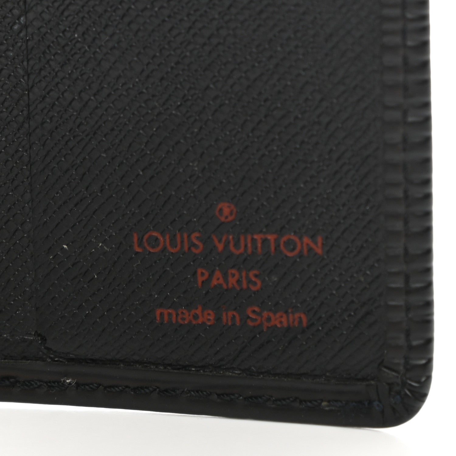 Louis Vuitton Epi 6 Card Billfold Wallet Black 8 of 11