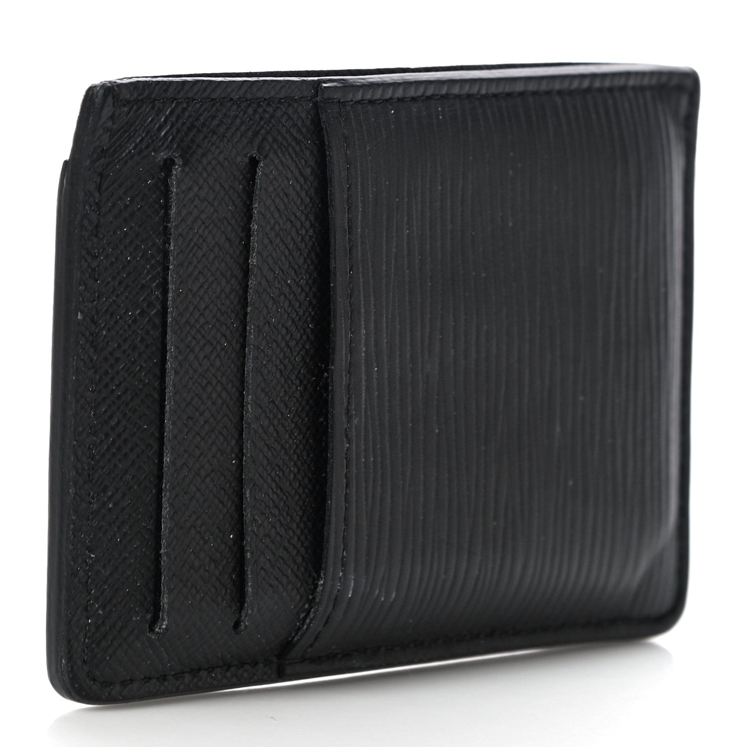 Louis Vuitton Epi Neo Porte-Cartes Card Holder Black 3 of 13