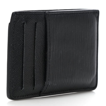 Louis Vuitton Epi Neo Porte-Cartes Card Holder Black 3 of 13