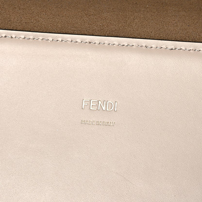Fendi Vitello King Plexiglass Elaphe Python Print Logo Medium Fendi Sunshine Shopper Tote Nuvola Daisy Roccia 5 of 9