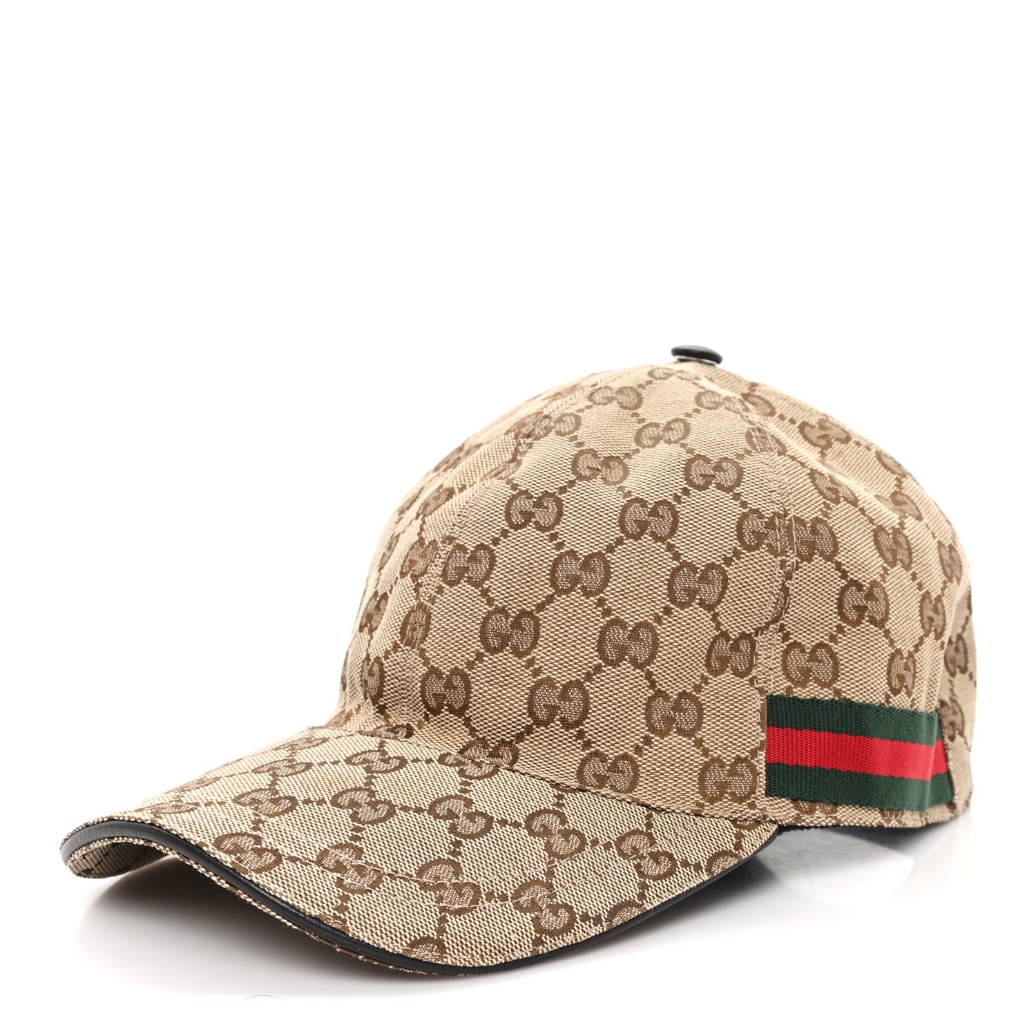 Gucci Monogram Web Baseball Hat M Beige Cocoa 1 of 9
