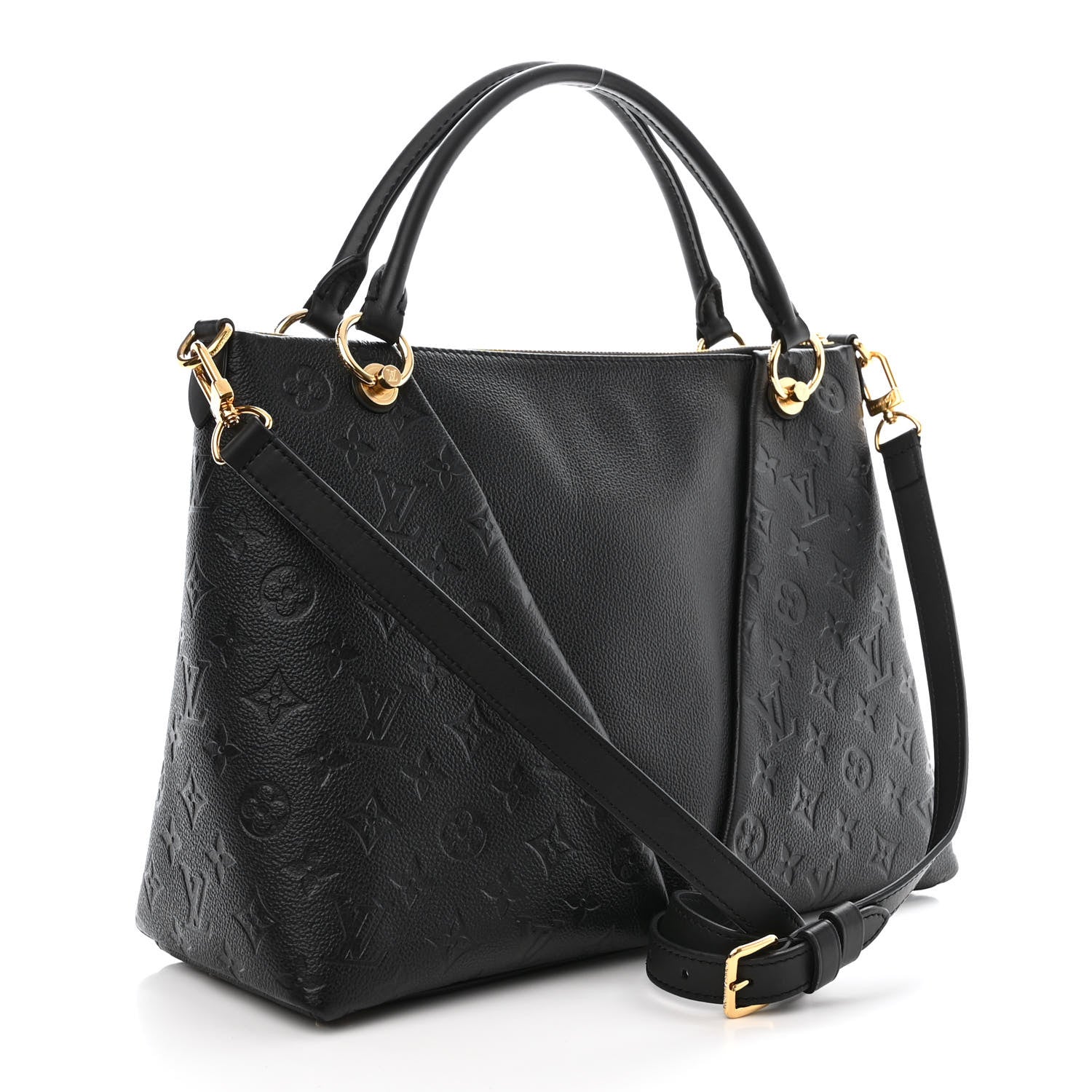 Louis Vuitton Empreinte V Tote MM Black 3 of 10