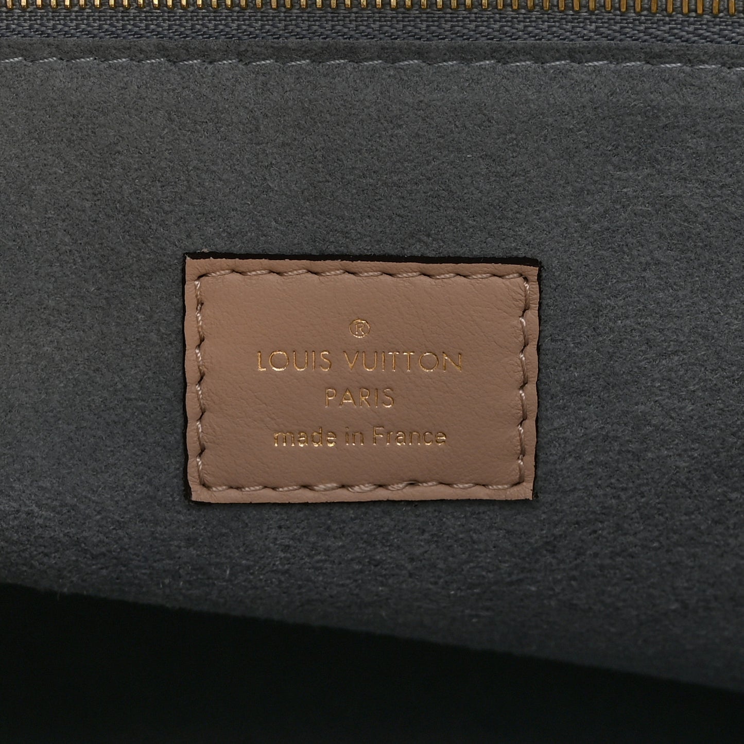 Calfskin Monogram On My Side MM Greige