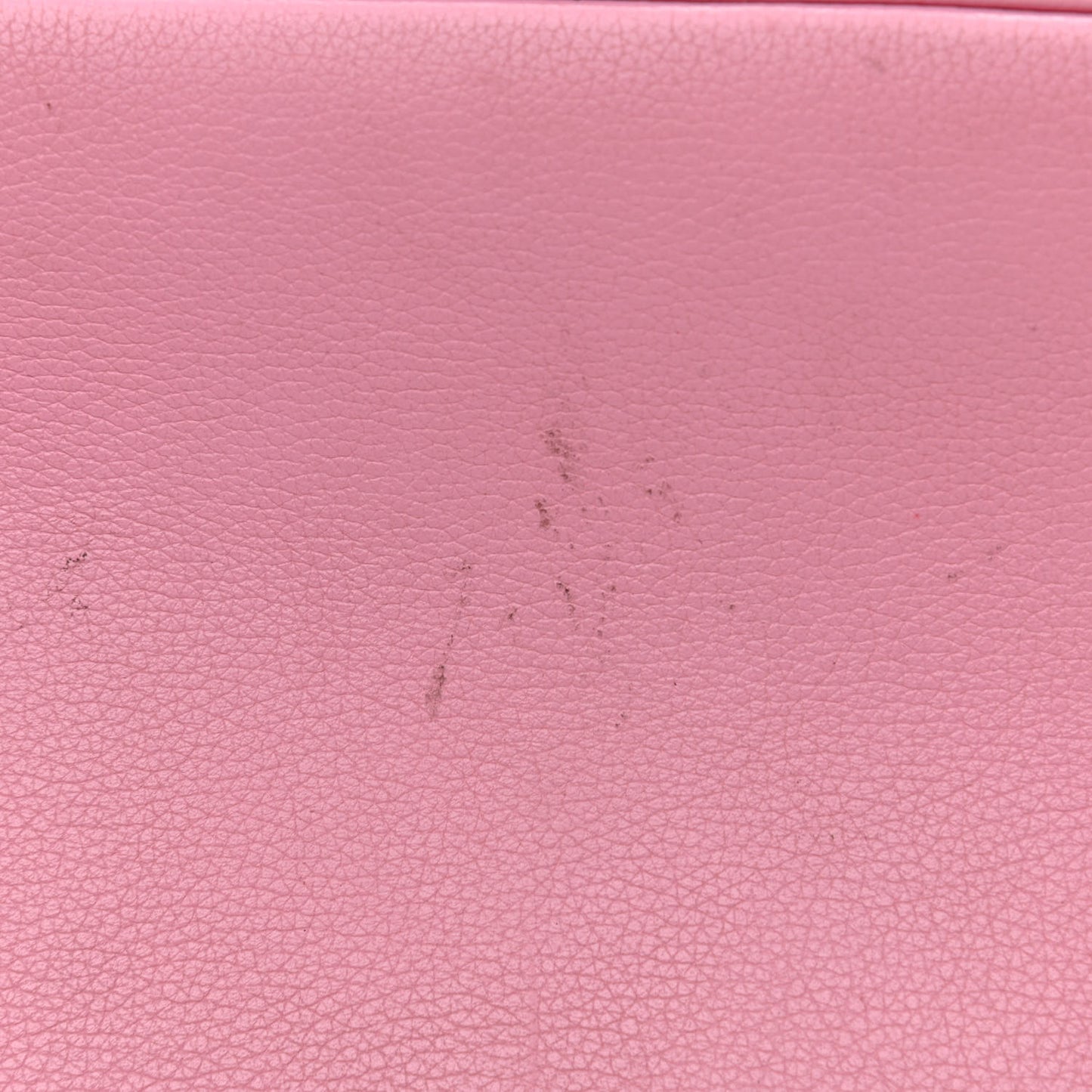 Grained Calfskin Medusa Camera Bag Pink