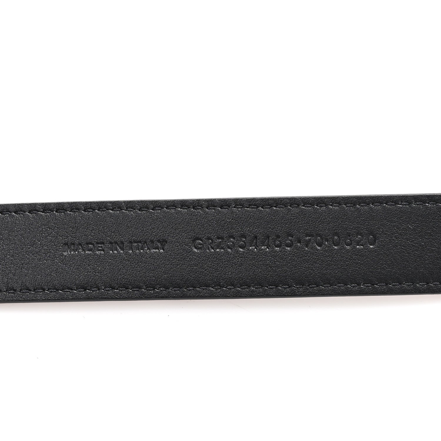 Saint Laurent Suede Monogram Cassandre Extra Thin Square Buckle Belt 75 30 Black 5 of 5