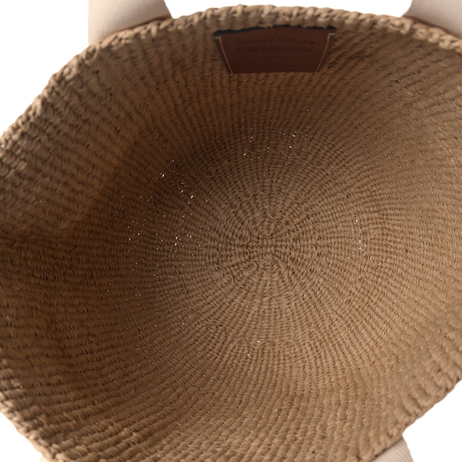 Chloe Raffia Large Woody Tote White 5 of 9