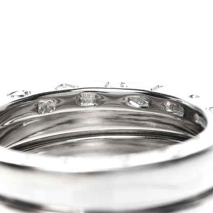 Bulgari 18K White Gold B.Zero1 Four-Band Ring 56 7.5 5 of 5