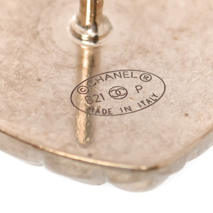 Chanel Metal Strass Crystal Quilted CC Heart Scissors Perfume Brooch Set Gold 3 of 5