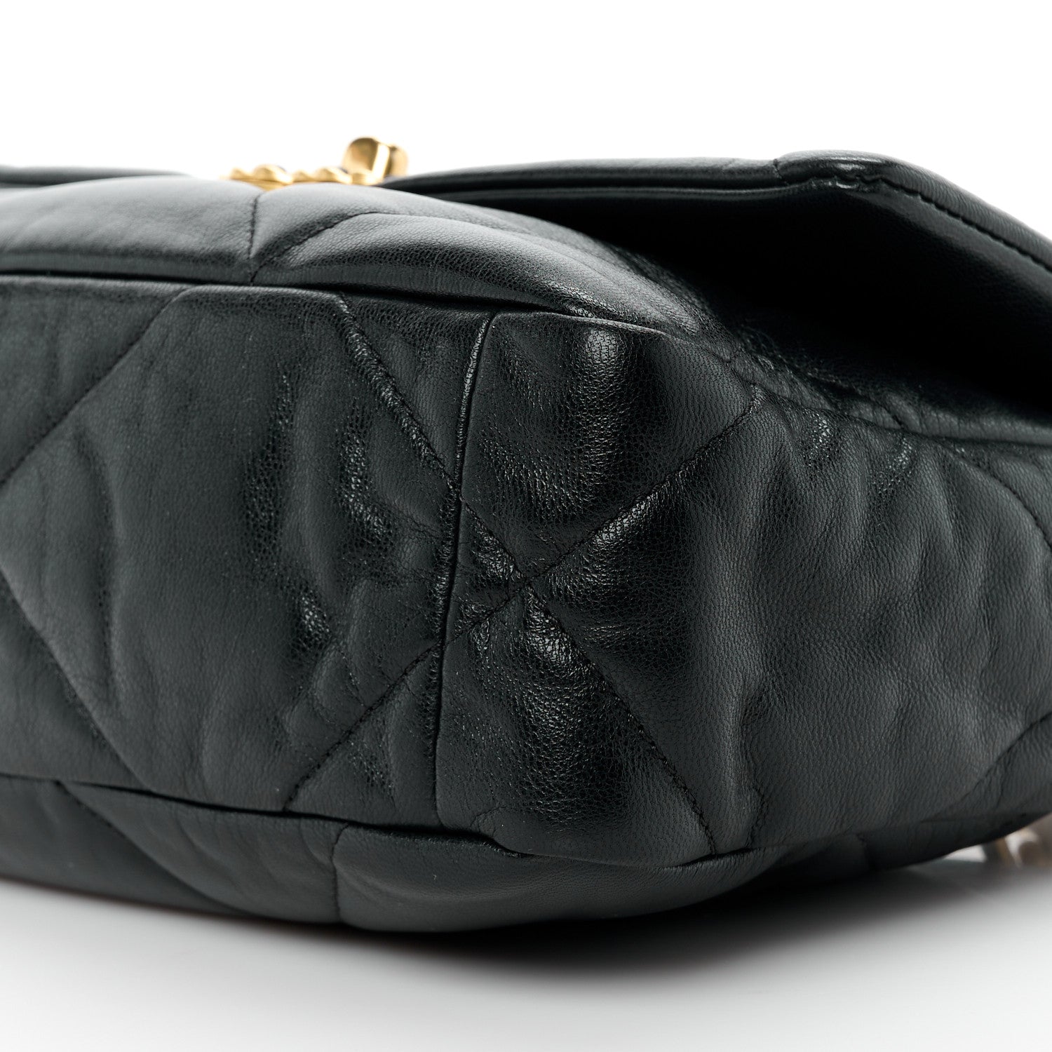 Chanel Lambskin Quilted Medium Chanel 19 Flap Black 10 of 10