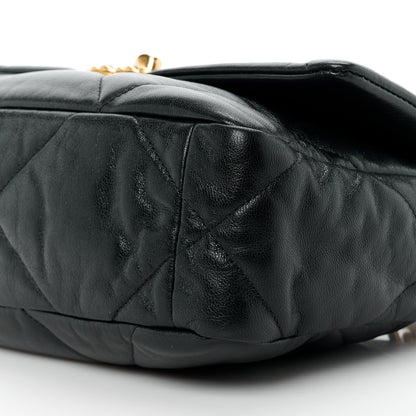 Chanel Lambskin Quilted Medium Chanel 19 Flap Black 10 of 10