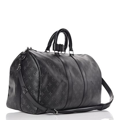 Louis Vuitton Monogram Eclipse Keepall Bandouliere 45 3 of 10
