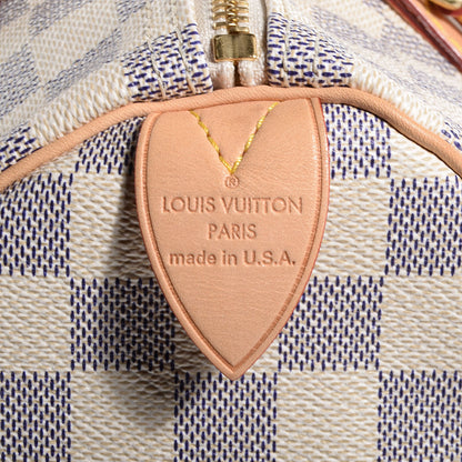 Louis Vuitton Damier Azur Speedy 30 7 of 8