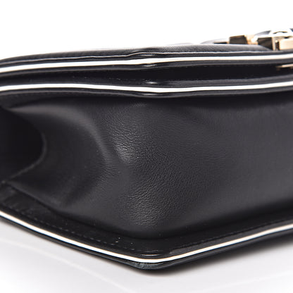 Chanel Calfskin Quilted Small Boy Top Handle Flap Black 10 of 12