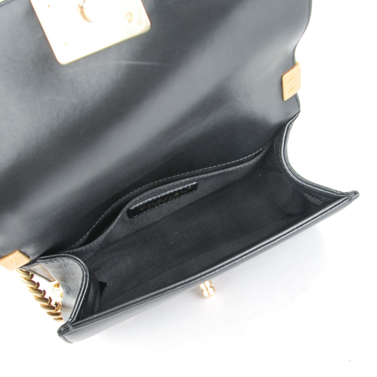 Chanel Lambskin Quilted Small Boy Flap Black 6 of 8