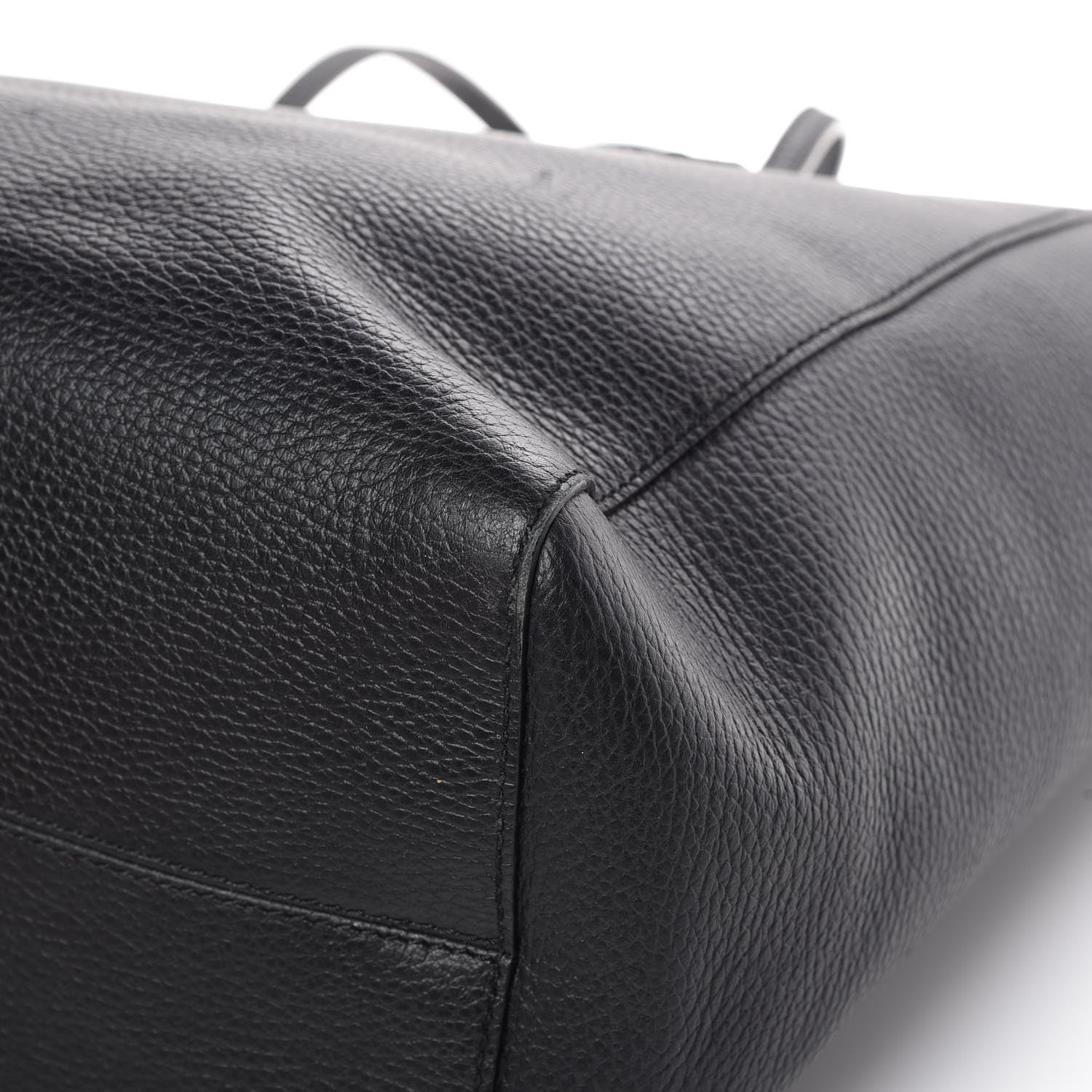 Gucci Pebbled Calfskin Medium Swing Tote Black 10 of 11