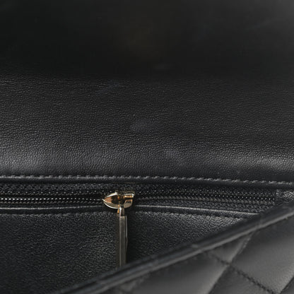 Chanel Lambskin Quilted Flap Clutch Black 13 of 14