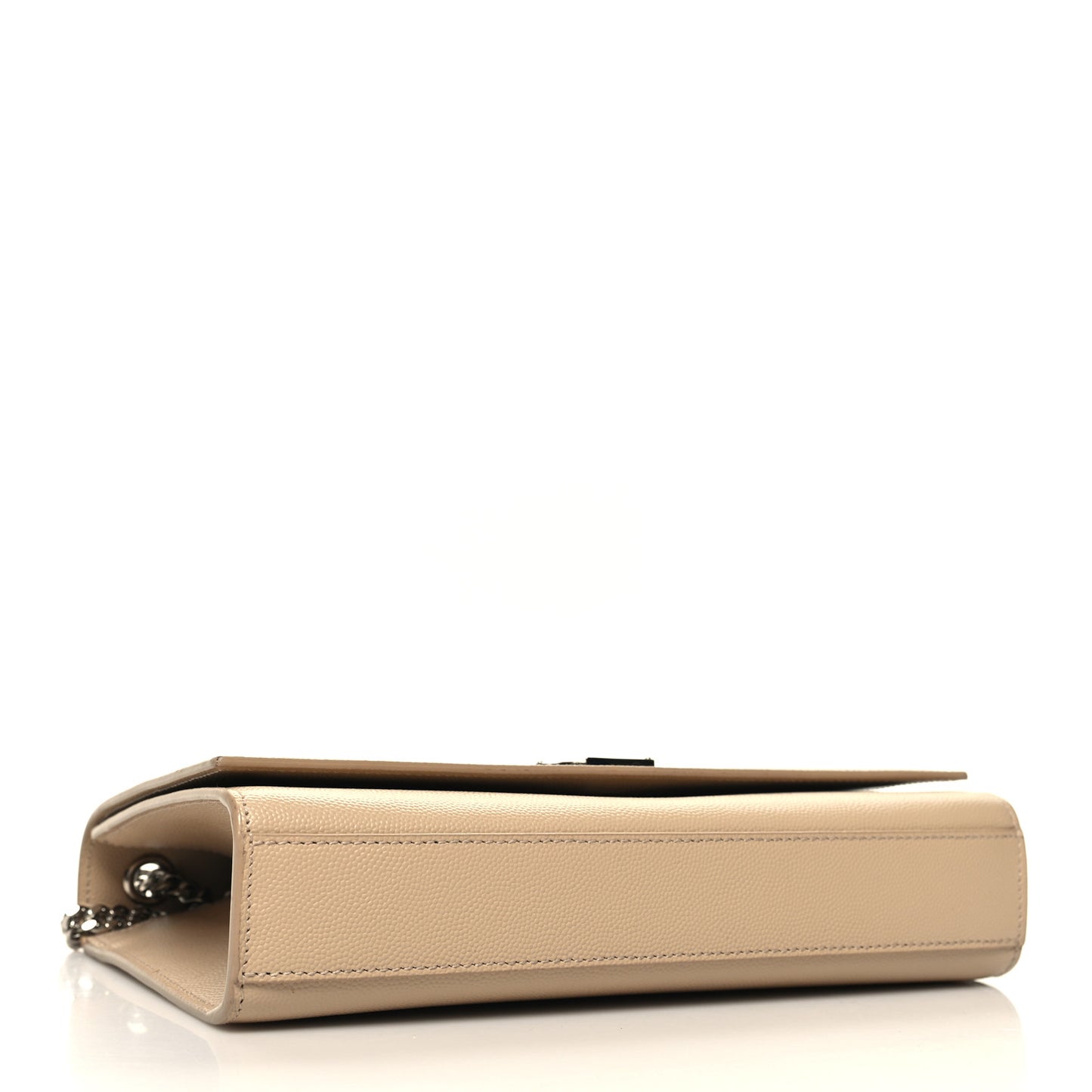 Grain De Poudre Medium Classic Monogram Kate Satchel Sable Beige