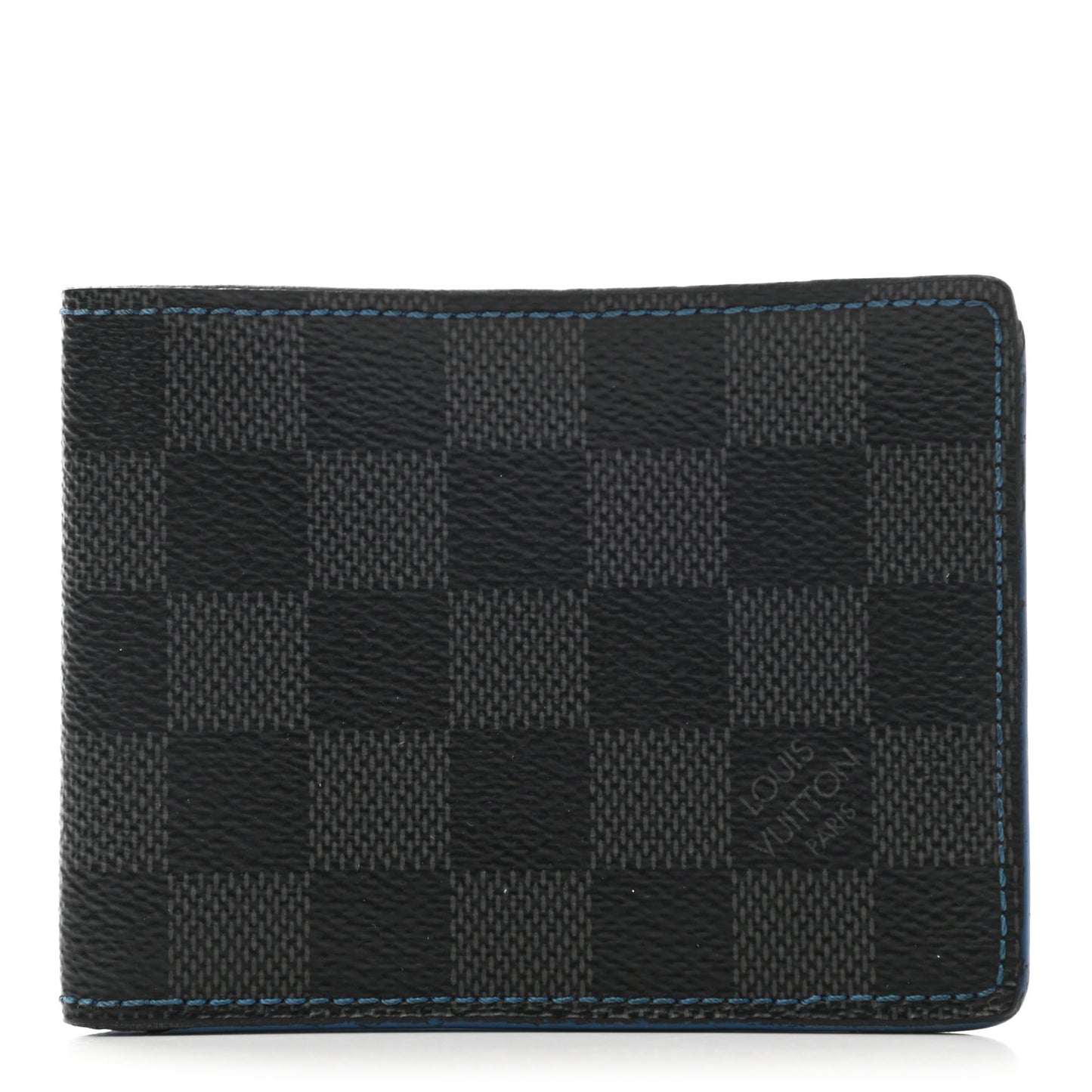 Damier Graphite Slender Wallet Blue