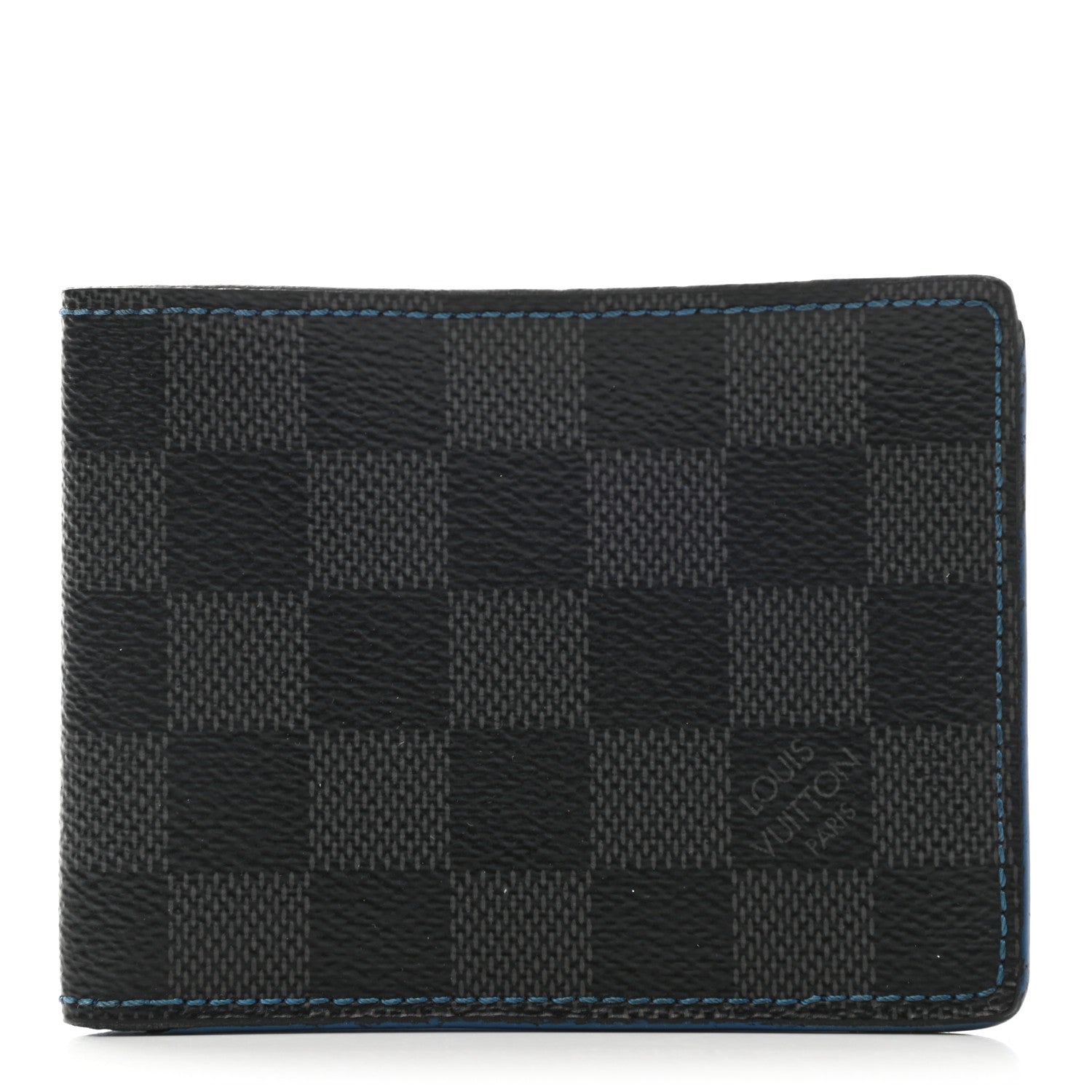 Louis Vuitton Damier Graphite Slender Wallet Blue 1 of 7