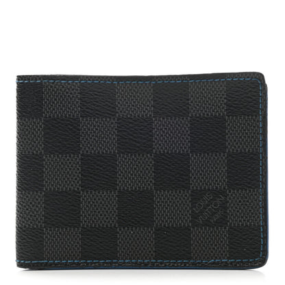 Louis Vuitton Damier Graphite Slender Wallet Blue 1 of 7