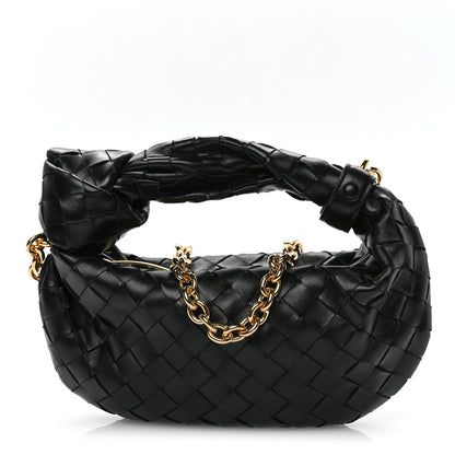 Bottega Veneta Nappa Intrecciato Mini Chain Jodie Black 1 of 11