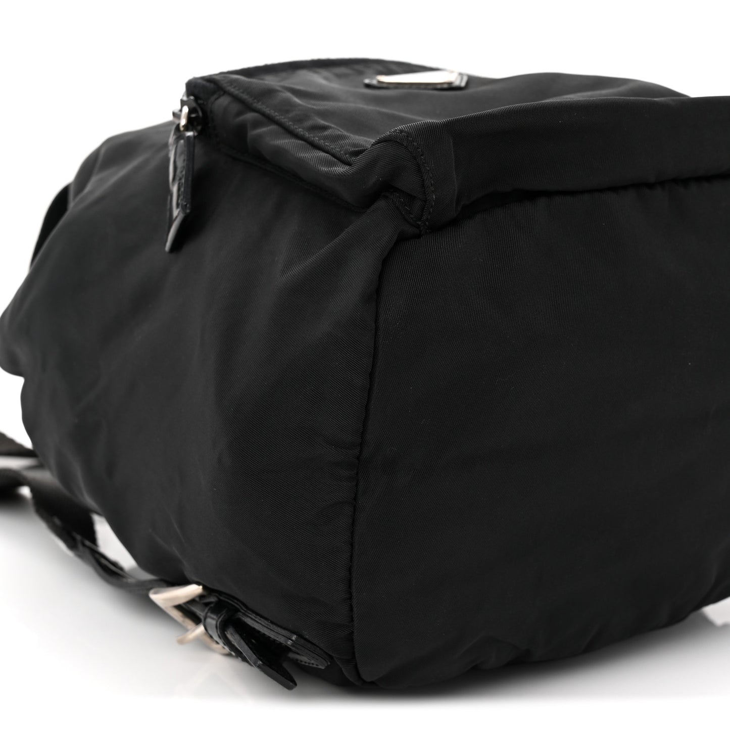 Nylon Vela Mini Cinch Backpack Black