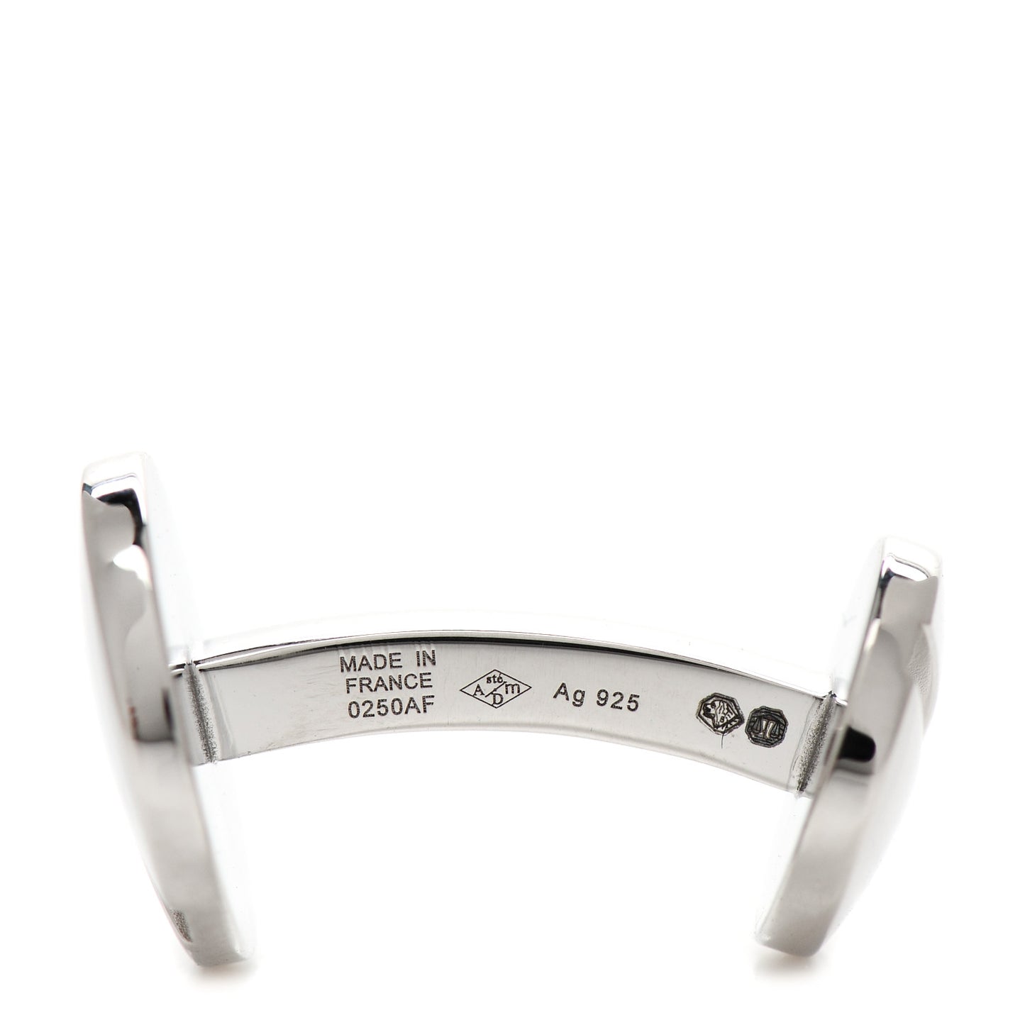 Sterling Silver Palladium Finish Santos Cartier Cufflinks