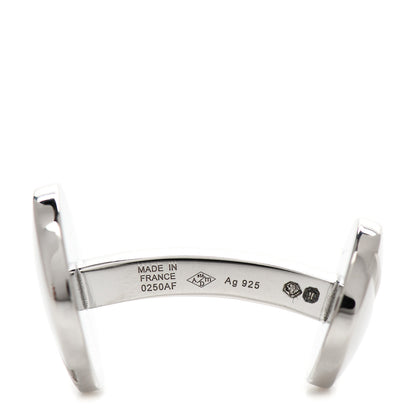 Cartier Sterling Silver Palladium Finish Santos Cartier Cufflinks 4 of 6