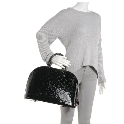 Louis Vuitton Vernis Alma GM Noir Magnetique 2 of 7