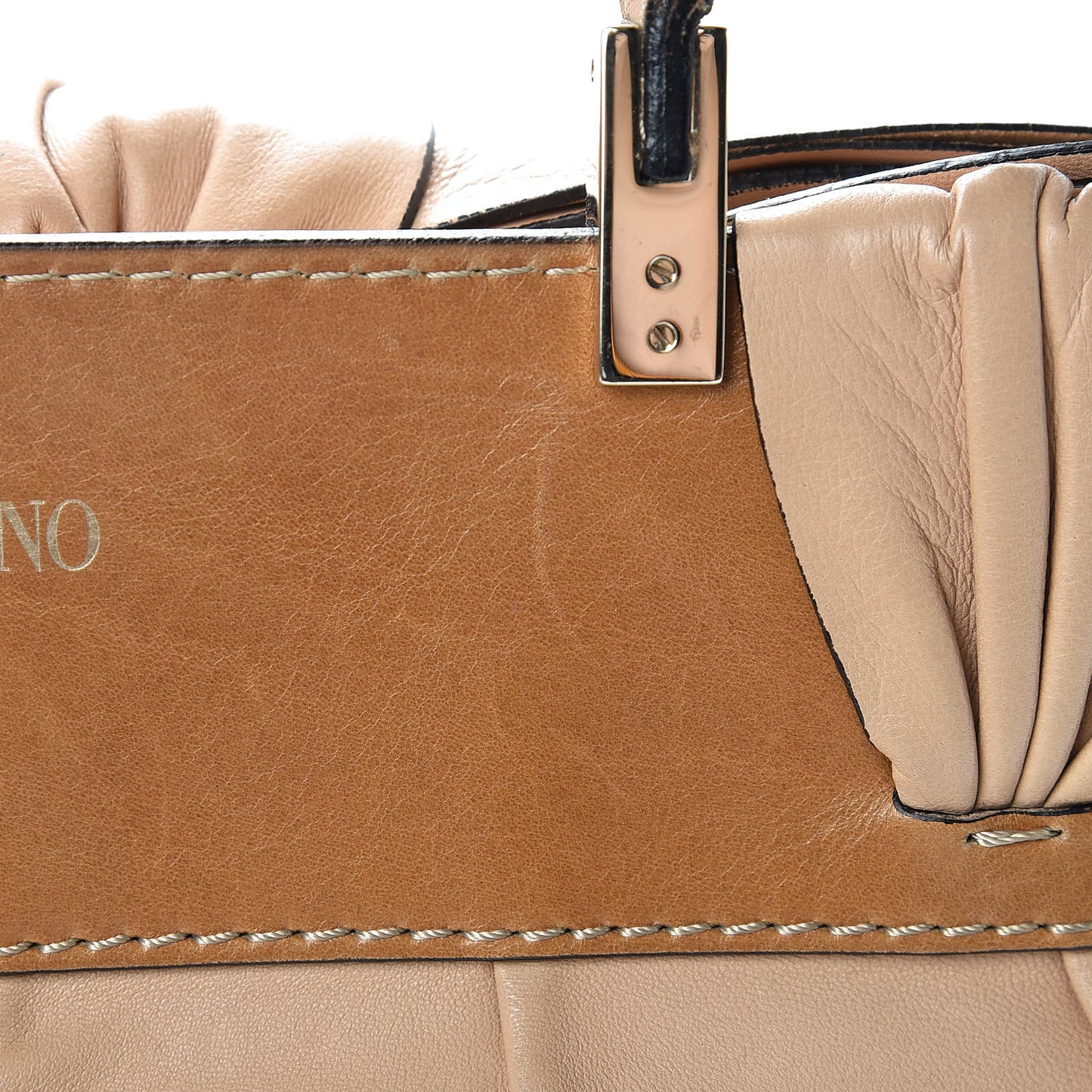 Nappa Large Aphrodite Bow Satchel Taupe