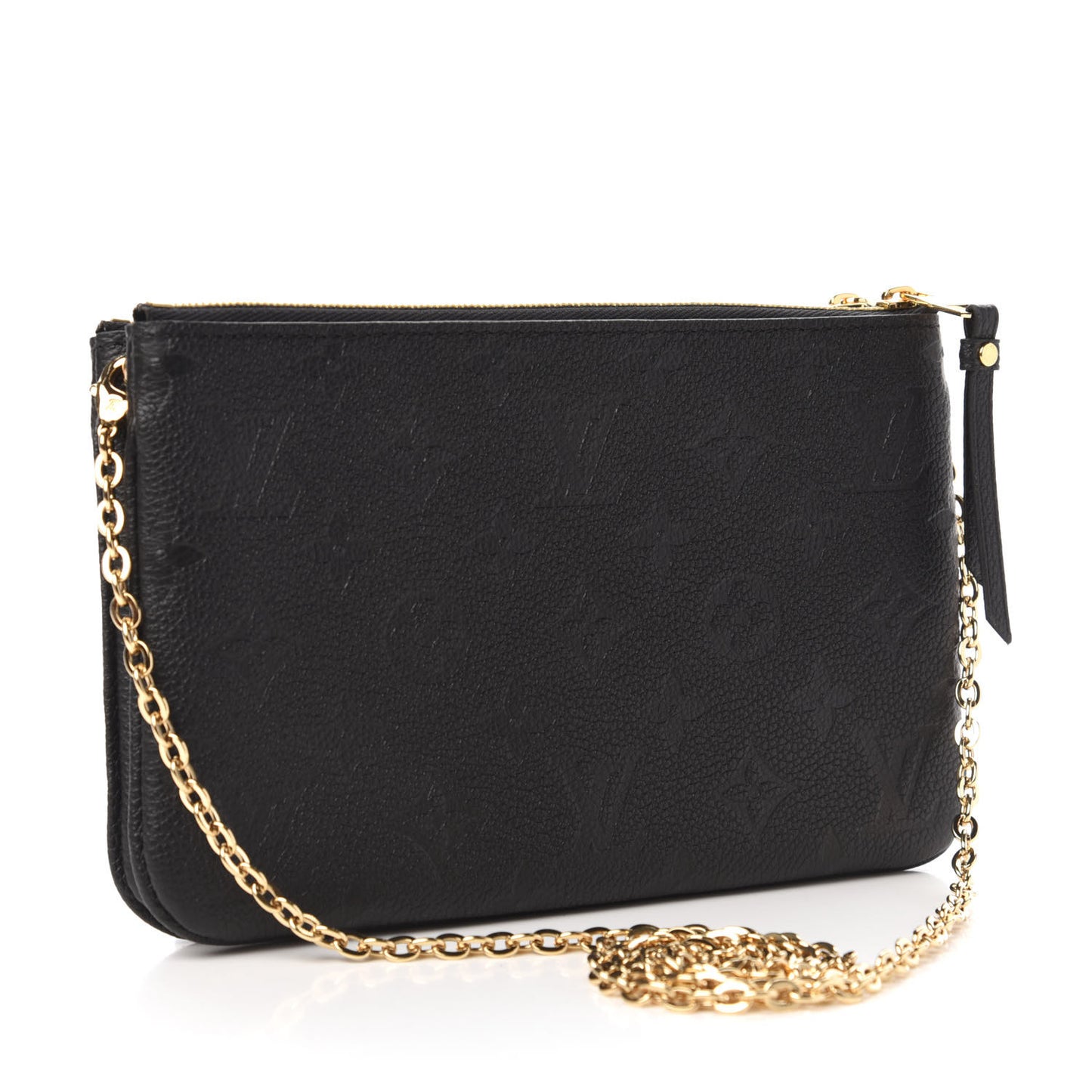 Empreinte Double Zip Pochette Black