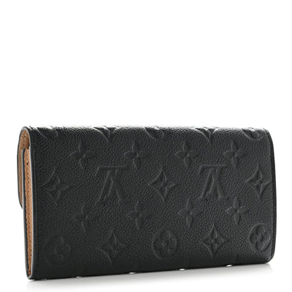 Louis Vuitton Empreinte Emilie Wallet Black Dune 3 of 8