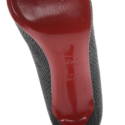 Christian Louboutin Glitter Diams Anemosea 85 Pumps 36.5 Black 6 of 10