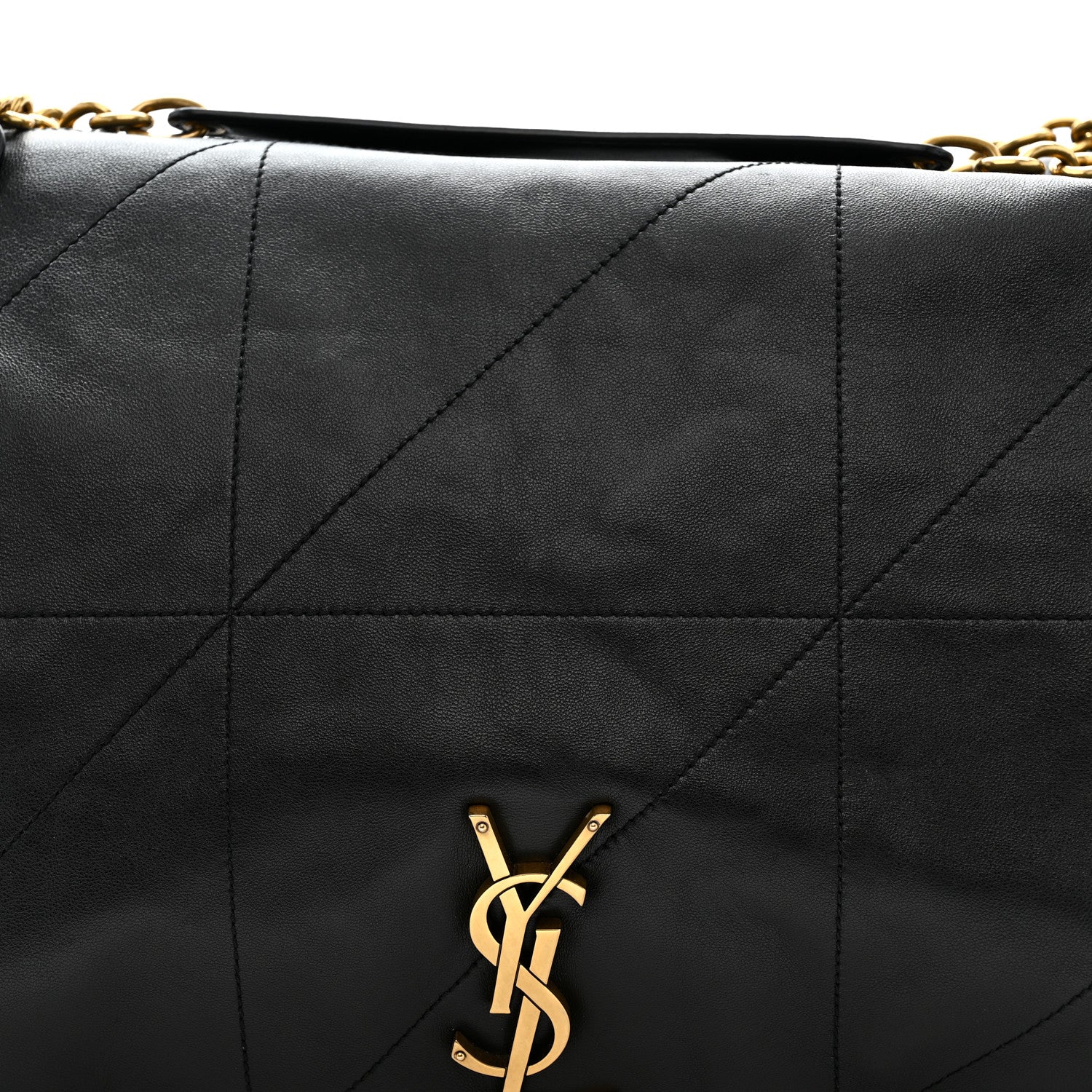 Saint Laurent Lambskin Matelasse Monogram Large Jamie 4.3 Black 9 of 11