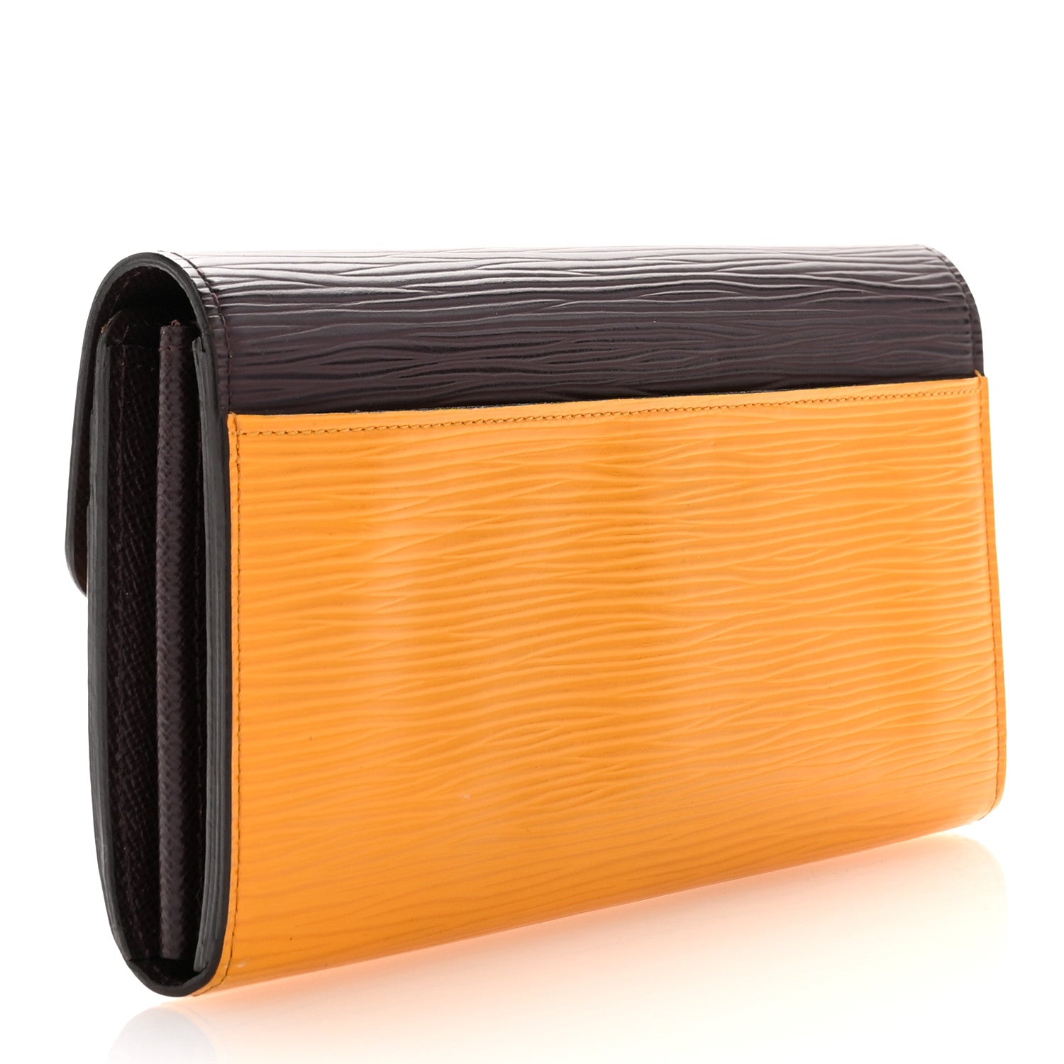 Louis Vuitton Epi Sarah Wallet NM Citron Cassis 3 of 8